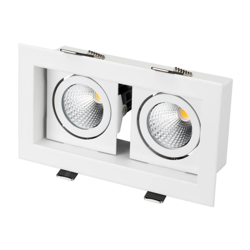 Встраиваемый светильник CL-KARDAN-S180x102-2x9W Warm 024127