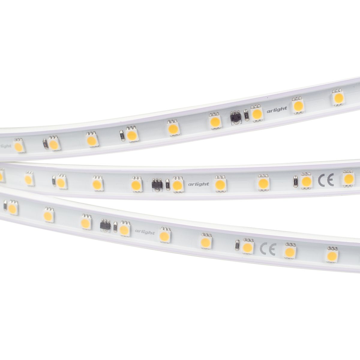 Светодиодная лента ARL-PV-B54-15.5mm 230V White6000 (8 W/m, IP65, 5060, 50m) 027056(2)