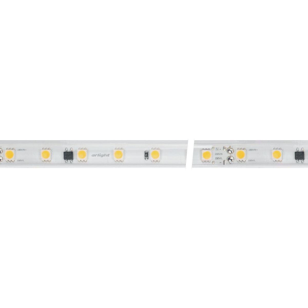 Светодиодная лента ARL-PV-B54-15.5mm 230V White6000 (8 W/m, IP65, 5060, 50m) 027056(2)