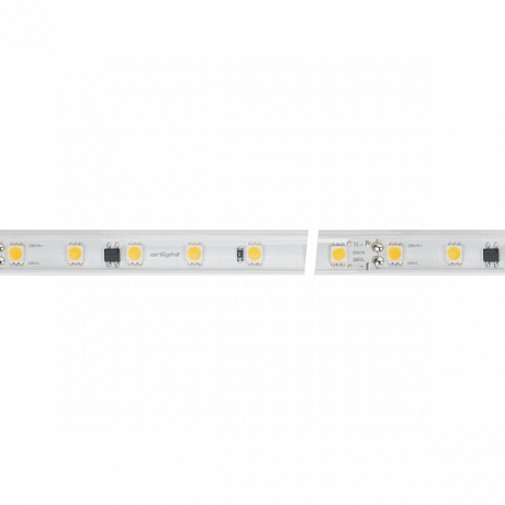 Светодиодная влагозащищенная лента 8W/m 54LED/m 5060SMD теплый белый 50M 027058(2)