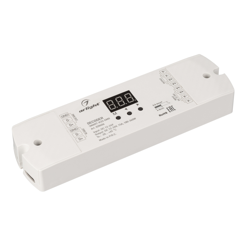 Декодер Smart-K33-DMX (12-24V, 1x15A) 028406