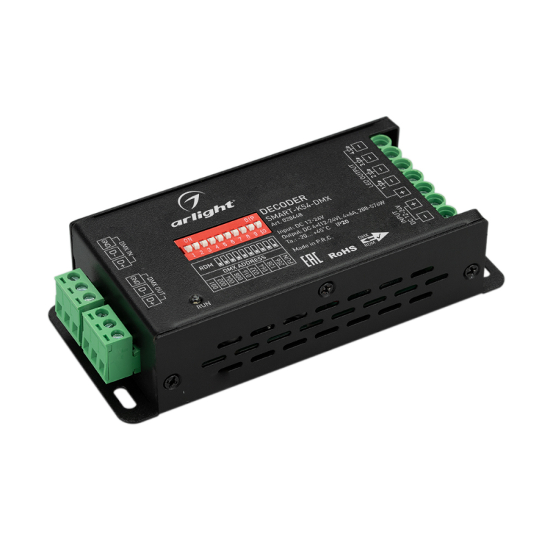 Декодер Smart-K54-DMX (12-24V, 4x6A) 028448