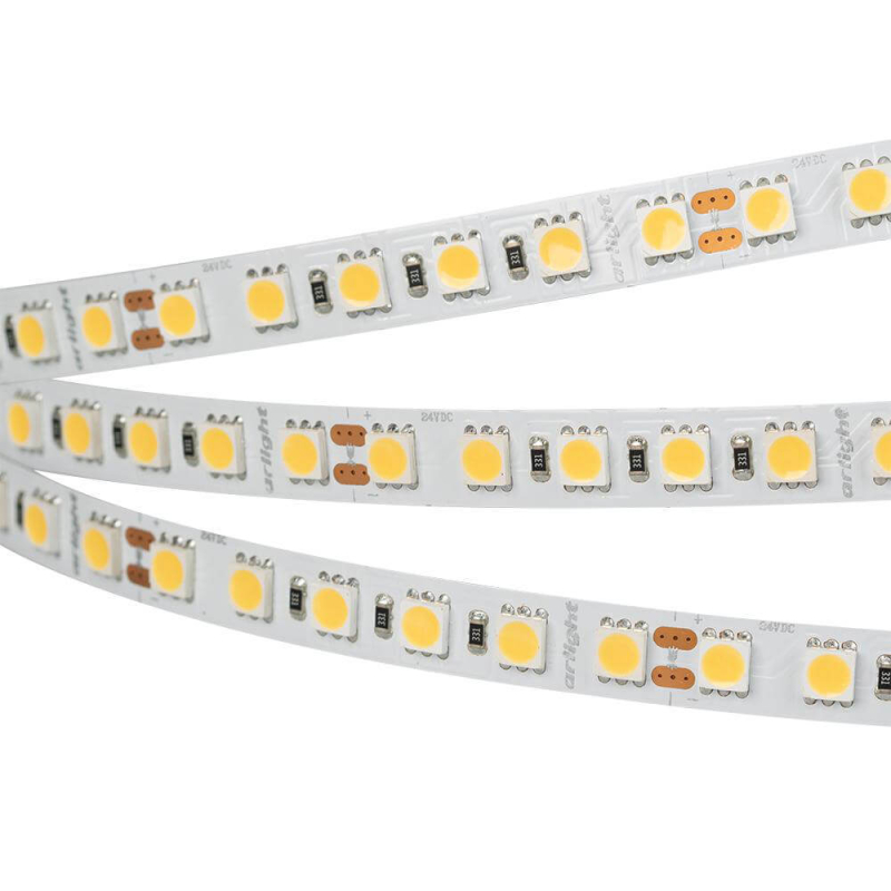 Светодиодная лента 23W/m 96LED/m 5060SMD теплый белый 5M 028606(2)