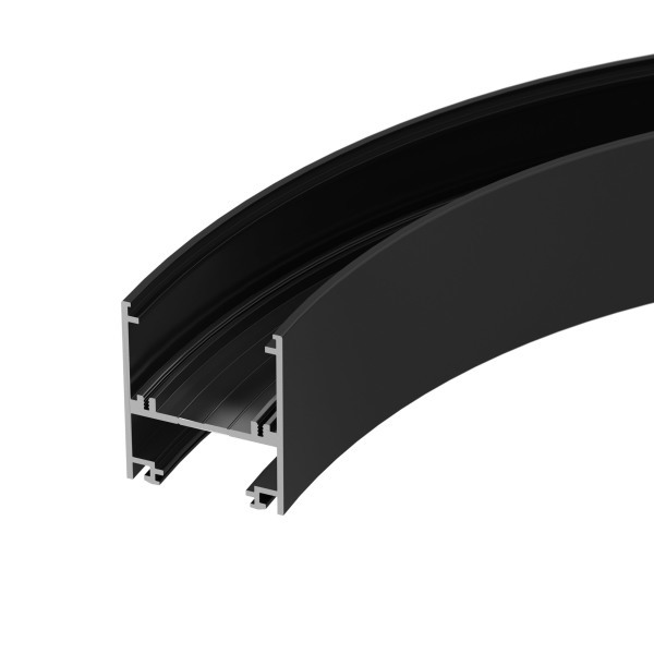 Алюминиевый профиль SL-ARC-5060-D1000-A90 Black (дуга 1 из 4) 029268