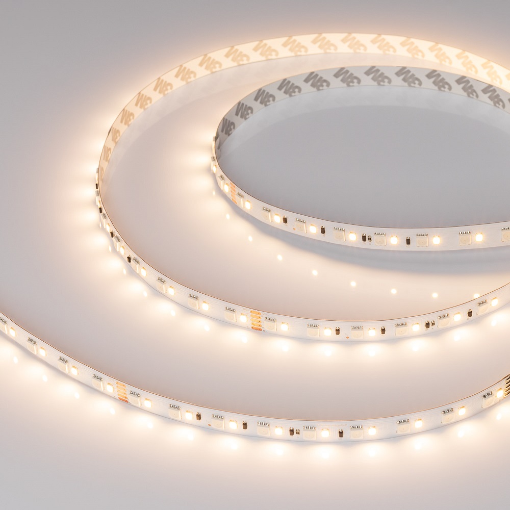 Светодиодная лента 15W/m 108LED/m 5060/2835SMD разноцветный/теплый белый 40M 029990(2)