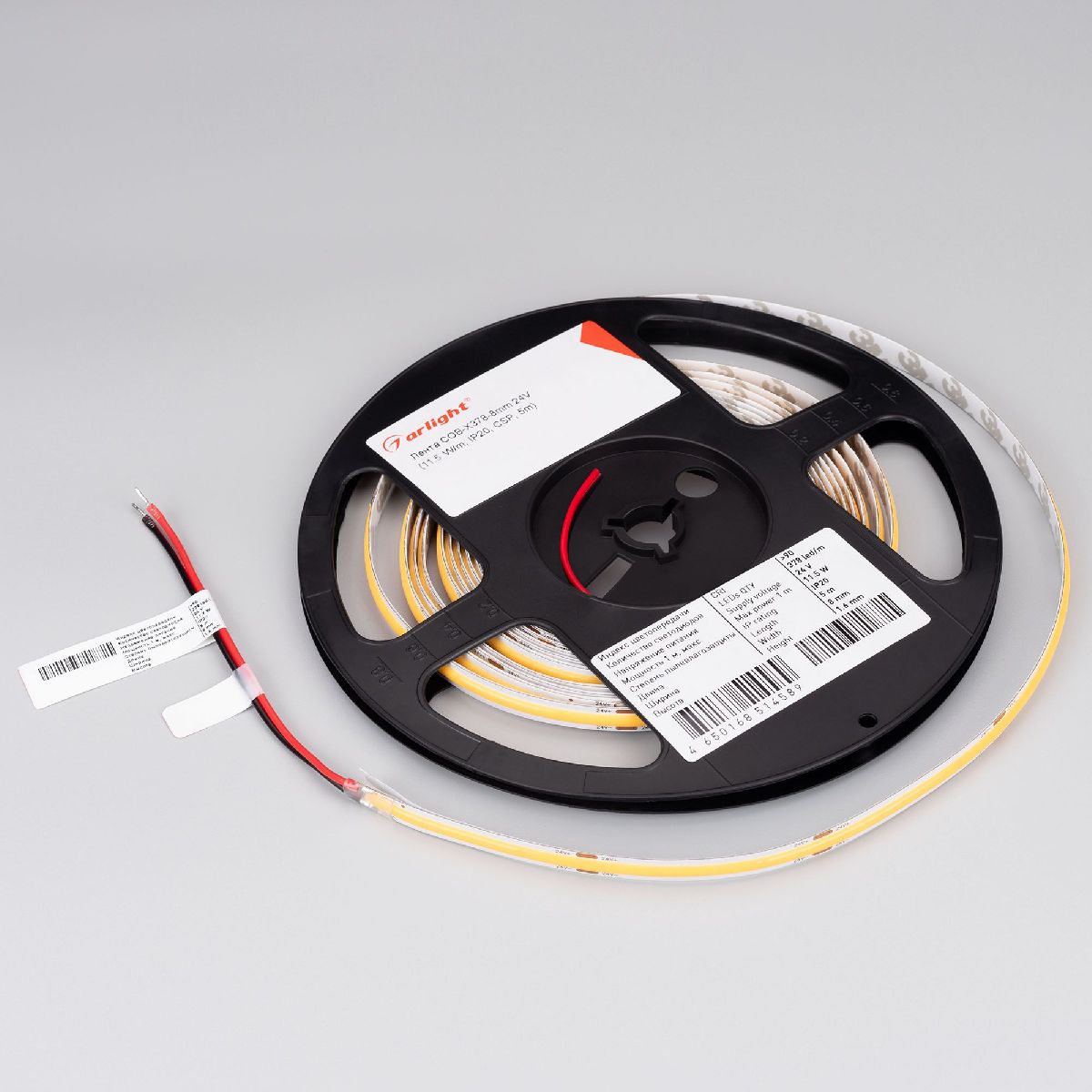 Светодиодная лента COB-X378-8mm 24V Warm2700 (11 W/m, IP20, 5m) 031859(3)