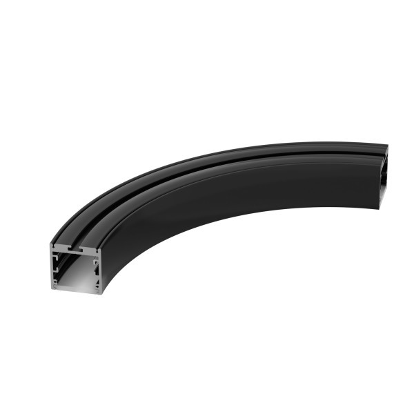 Алюминиевый профиль SL-ARC-3535-D320-A90 Black (дуга 1 из 4) 032676