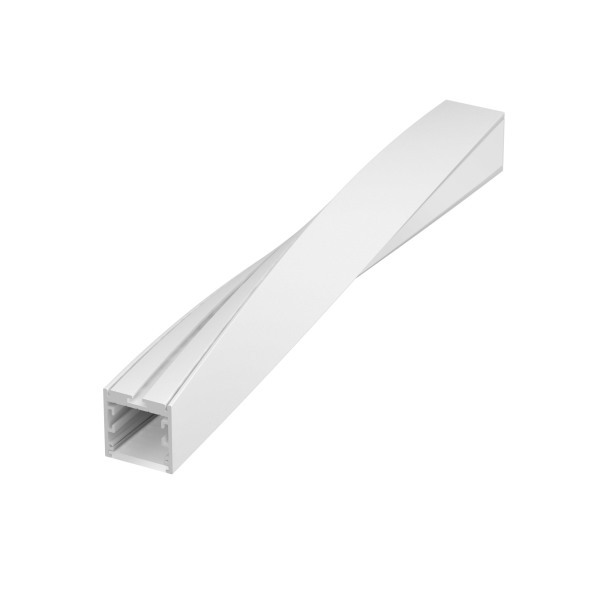 Алюминиевый профиль SL-ARC-3535-Twist90L-400 White 032681