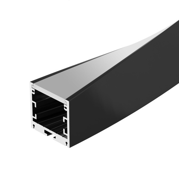 Алюминиевый профиль SL-ARC-3535-Twist180-500 Black 032685