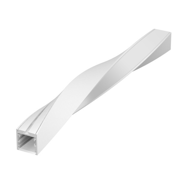 Алюминиевый профиль SL-ARC-3535-Twist180-500 White 032687