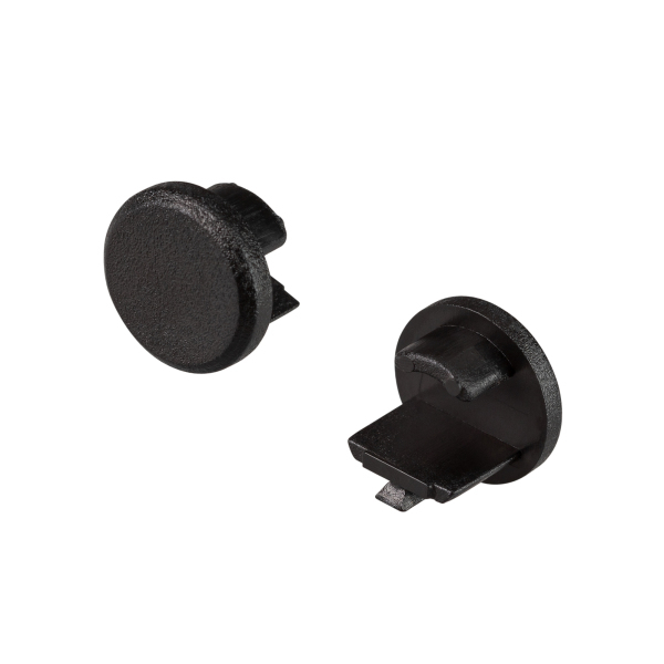 Заглушка Round-D10.5 Black глухая 033037