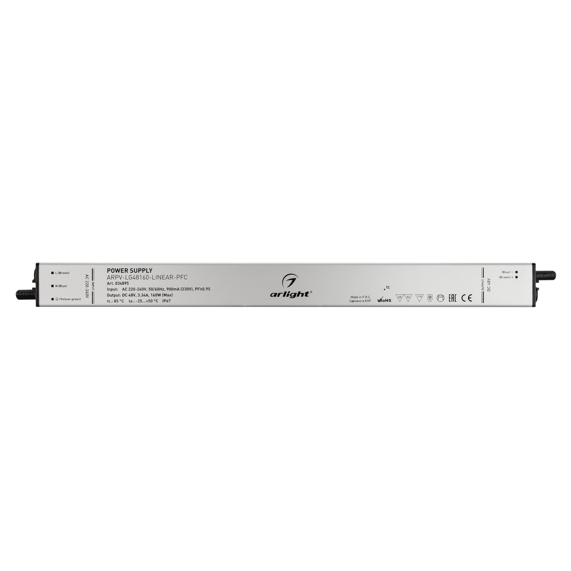 Блок питания ARPV-LG48160-LINEAR-PFC (48V, 3.34A, 160W) 034895