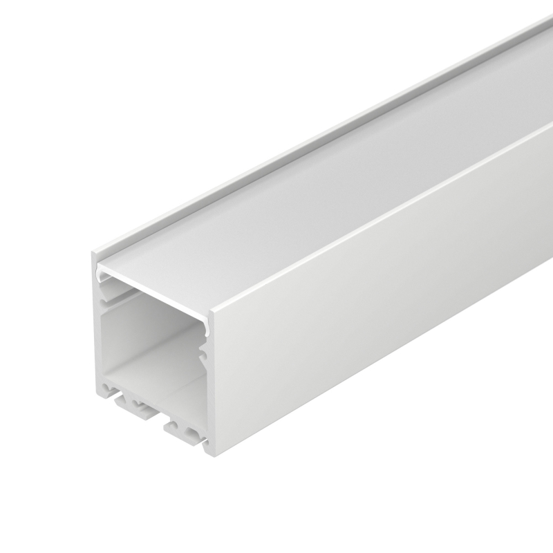 Алюминиевый профиль с экраном SL-LINE-3535-2500 WHITE+OPAL 036302