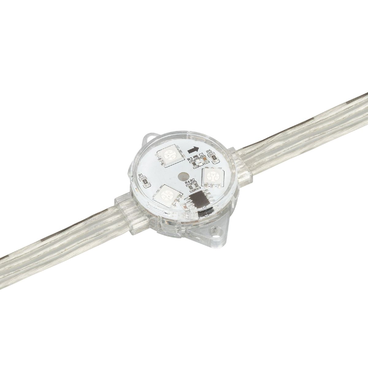 Модуль управляемый DMX-B3-D30 12V RGB (0.72W, IP68, 140 deg) 036772