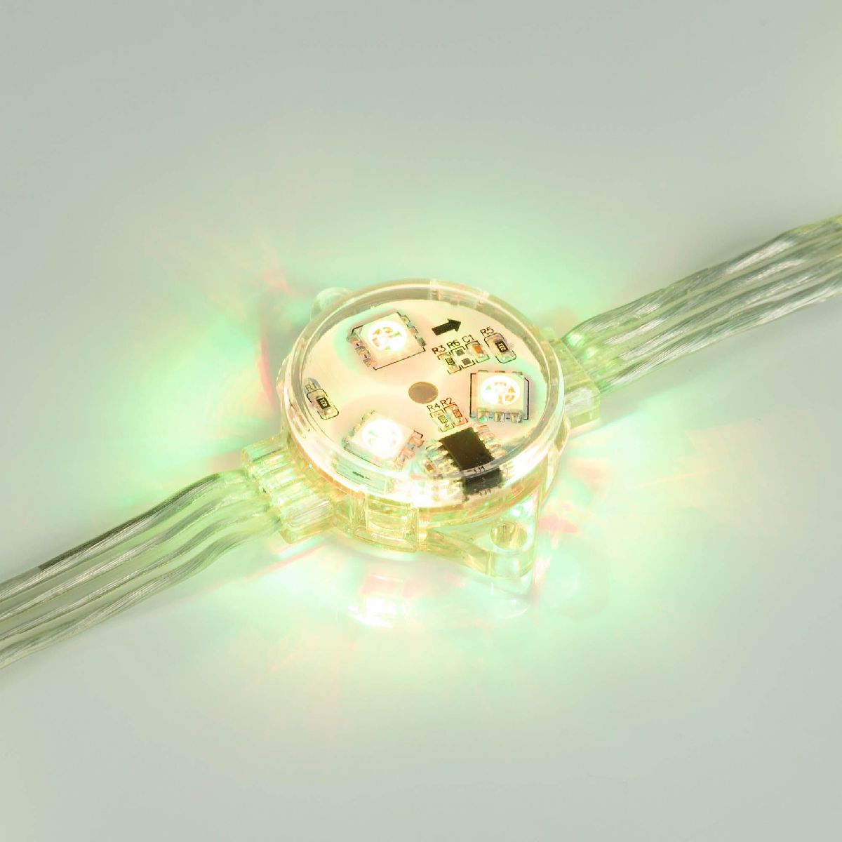 Модуль управляемый DMX-B3-D30 12V RGB (0.72W, IP68, 140 deg) 036772
