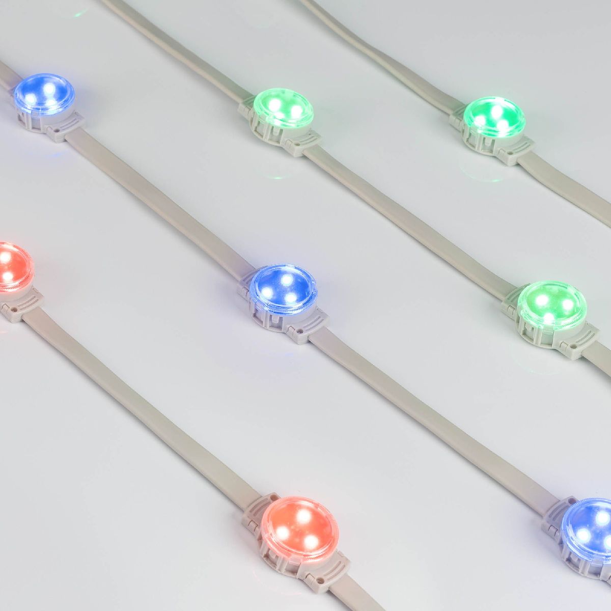 Модуль управляемый DMX-F3-D30 12V RGB (0.75W, IP68, 120 deg) 036830