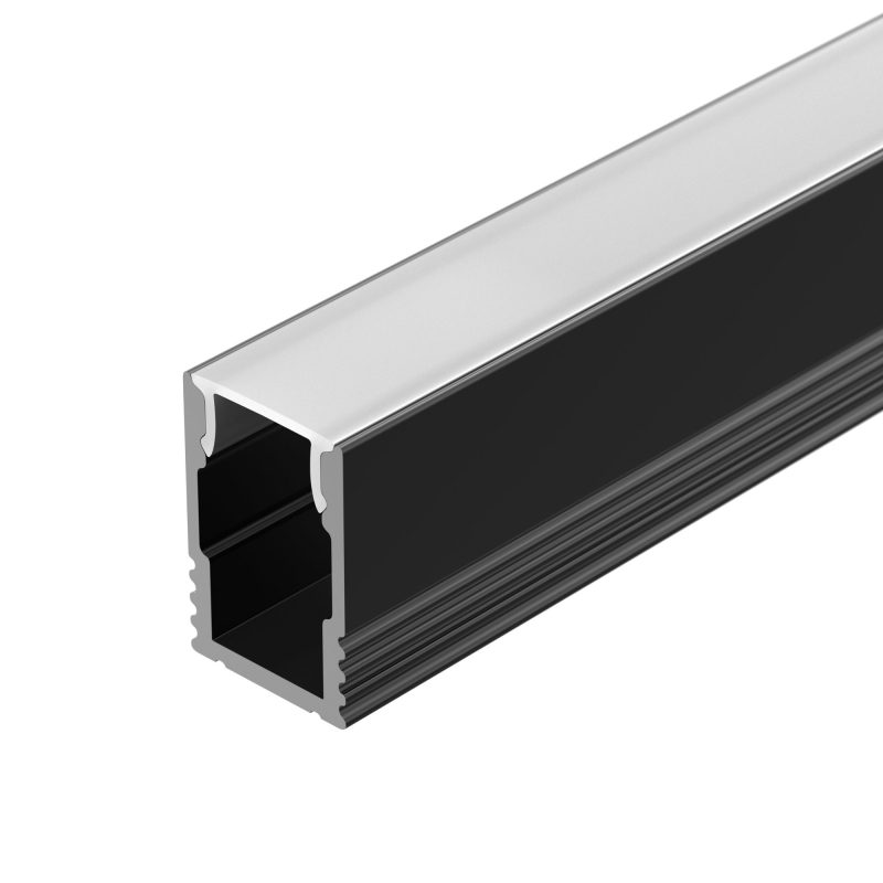 Алюминиевый профиль SL-MINI-8-H12-2000 BLACK 037106