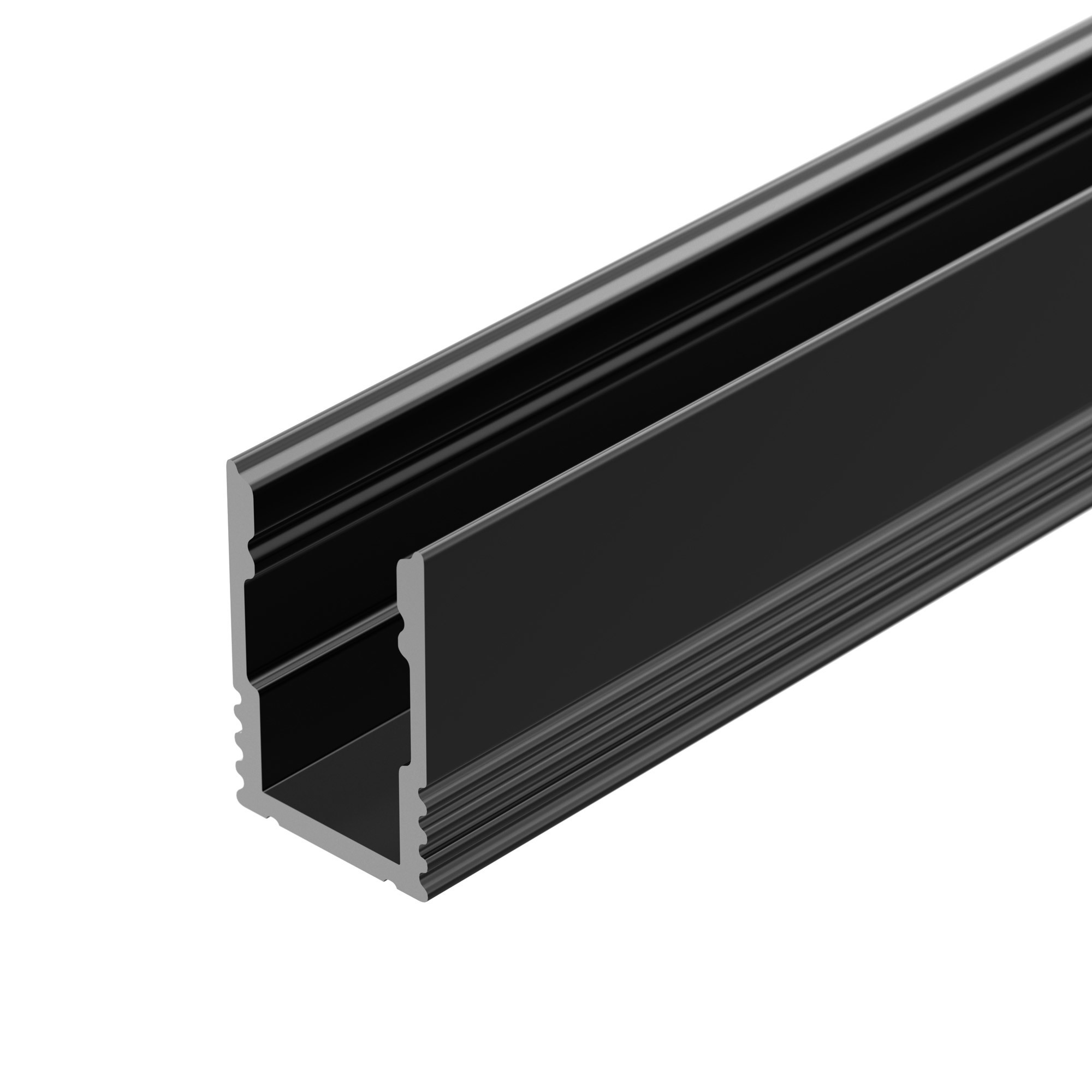 Алюминиевый профиль SL-MINI-8-H12-2000 BLACK 037106