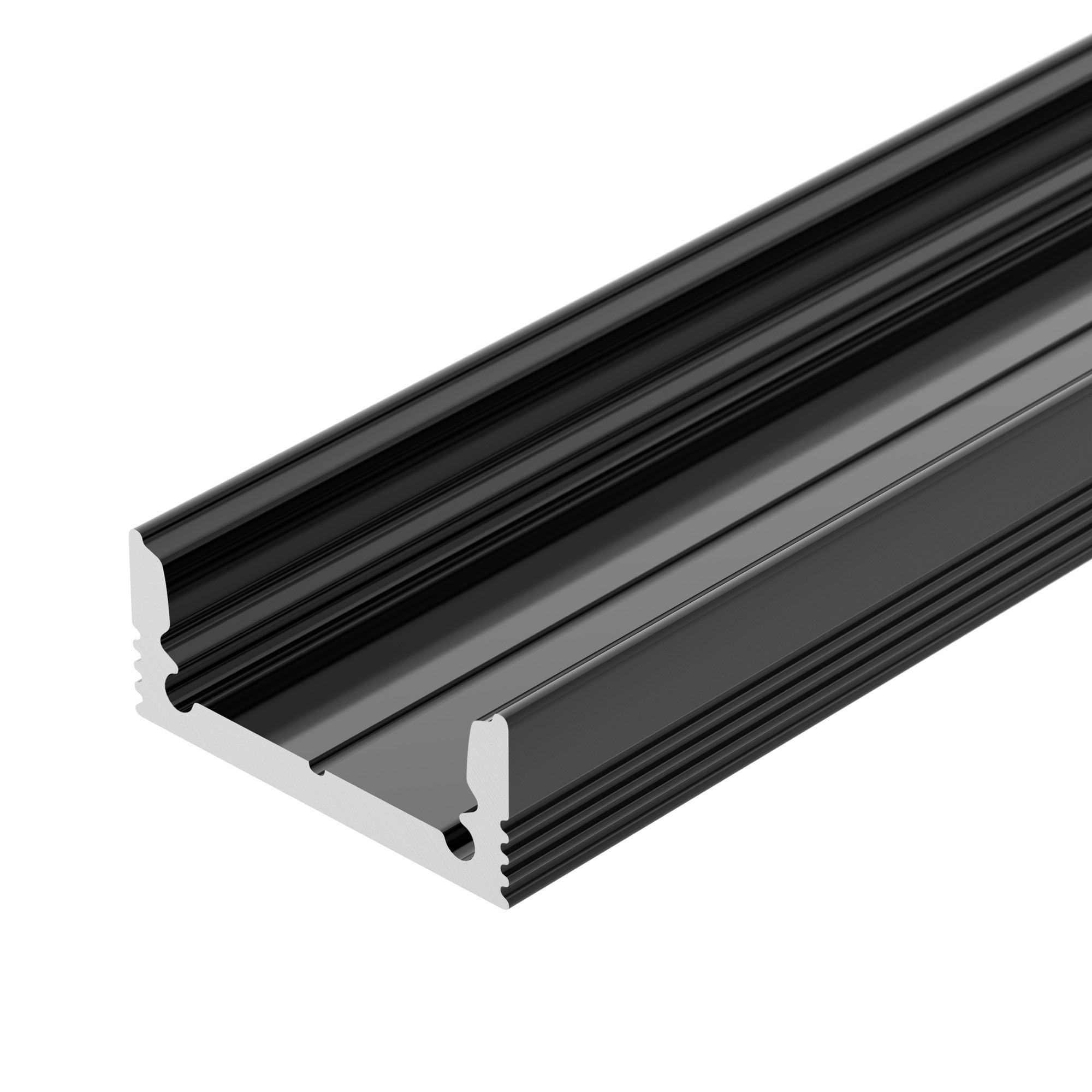 Алюминиевый профиль SL-SLIM-H7-2000 BLACK 037110