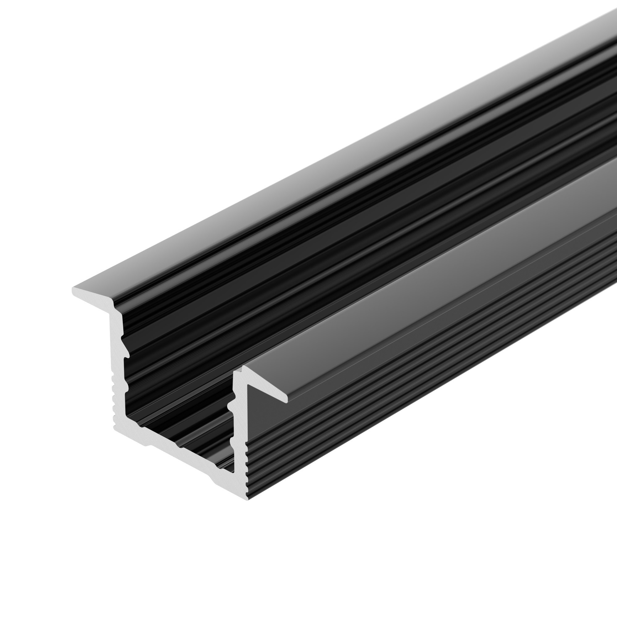 Алюминиевый профиль SL-SLIM-H13M-F25-2000 BLACK 037114
