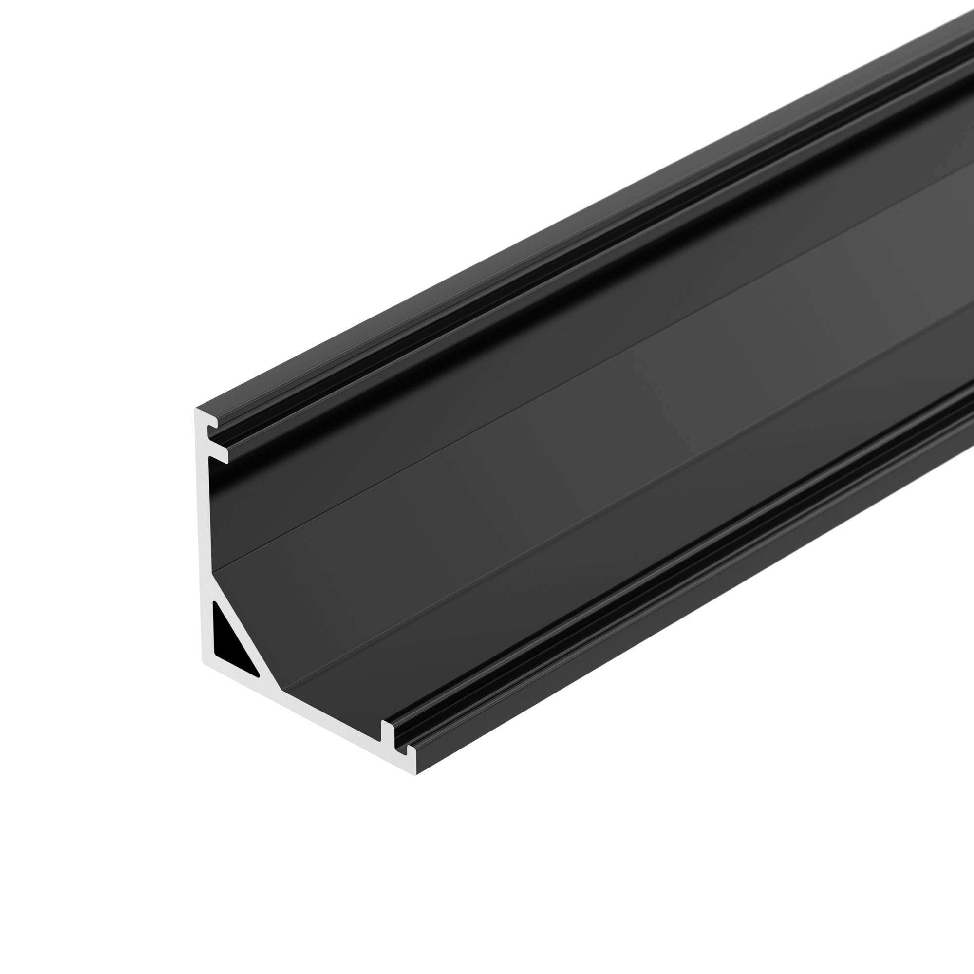 Алюминиевый профиль SL-KANT-H16-2000 BLACK 037116