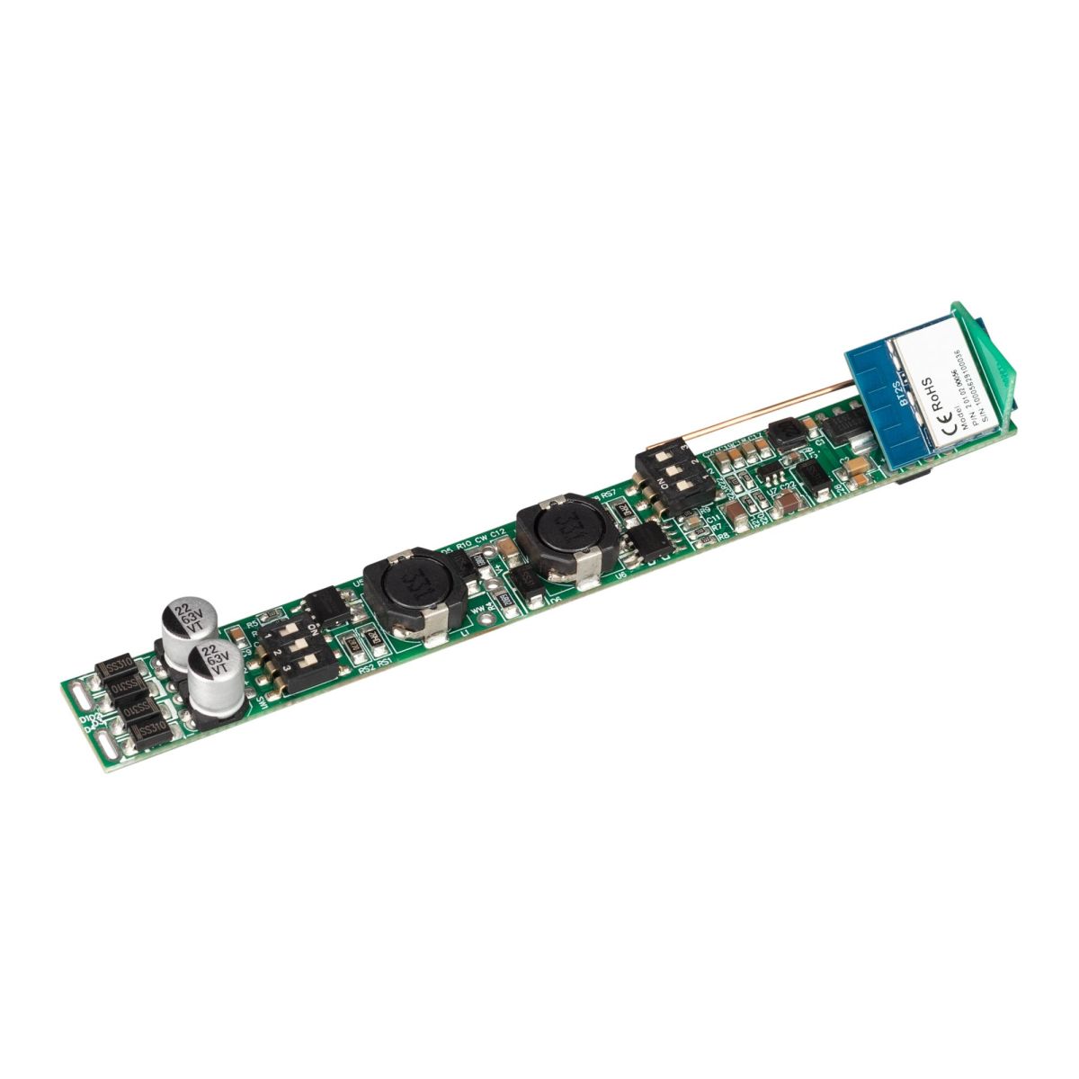 Диммер SMART-CC-202-72-MIX-IN (48V, 2x150-500mA, Track, TUYA BLE, 2.4G) 037268