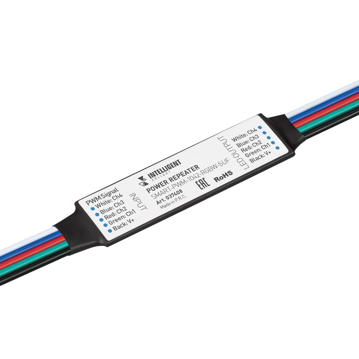 Усилитель SMART-PWM-1042-RGBW-SUF (12-24V, 4x1A) 037408