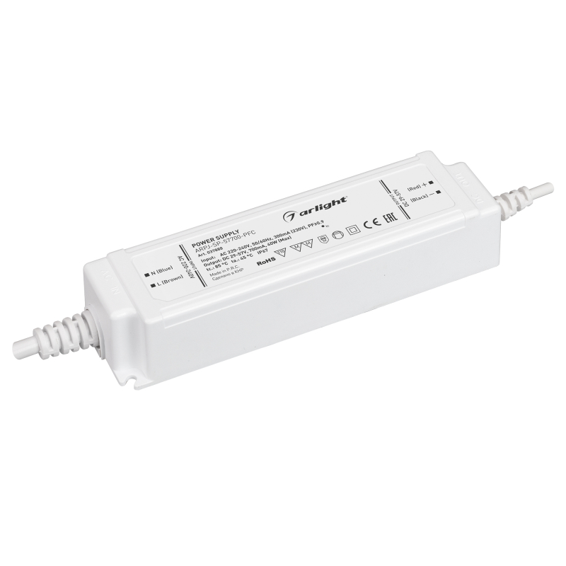 Блок питания ARPJ-SP-57700-PFC (40W, 29-57V, 0.7A) 037888