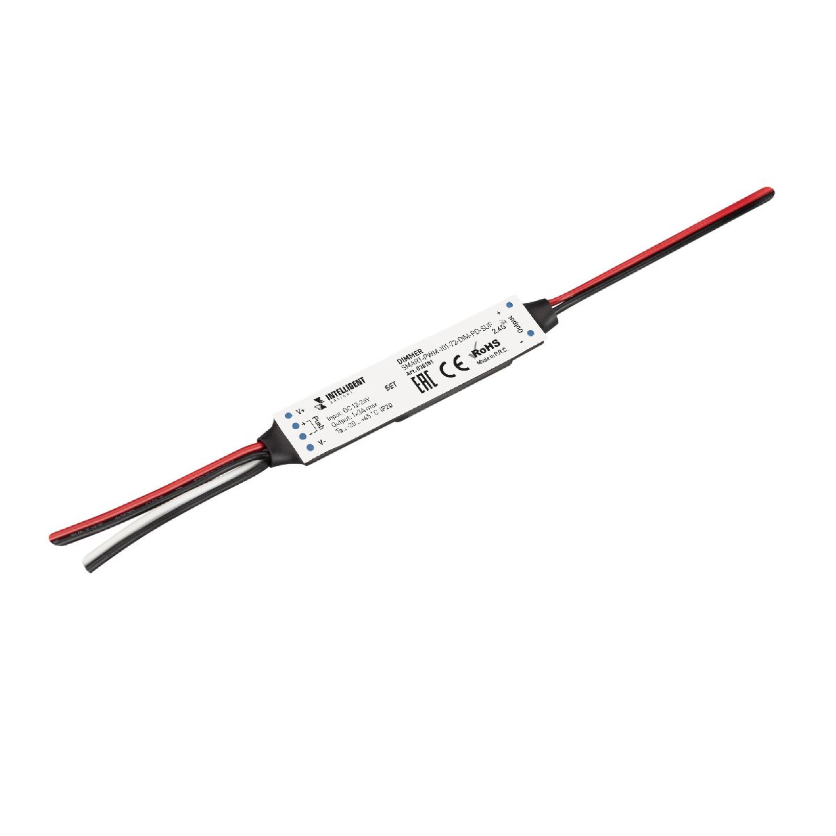 Диммер SMART-PWM-101-72-DIM-PD-SUF (12-24V, 1x3A, SS, 2.4G) (IARL, Пластик) 038181