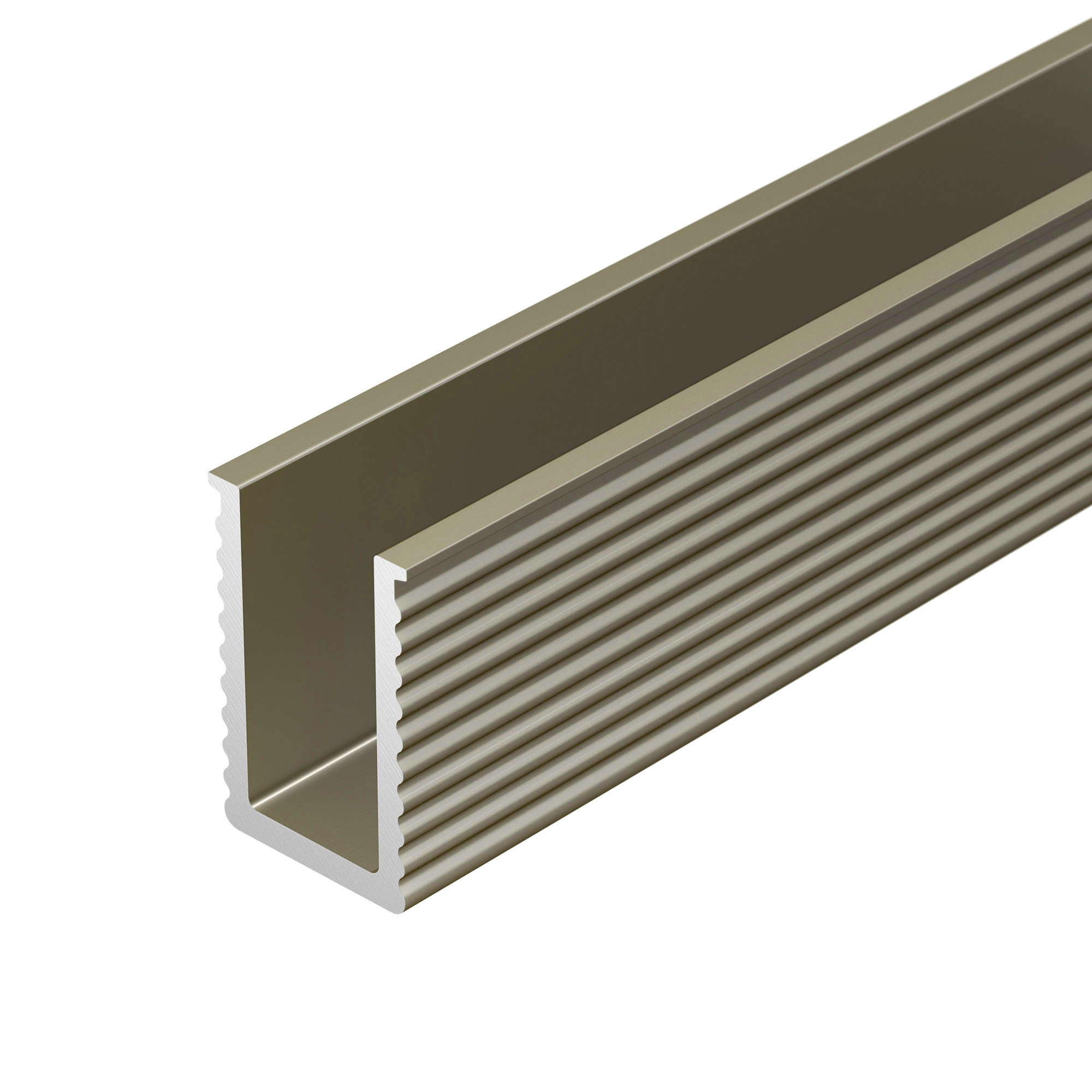 Алюминиевый профиль SL-MINI-6-H9-2000 ANOD OLIVE GREY 038203