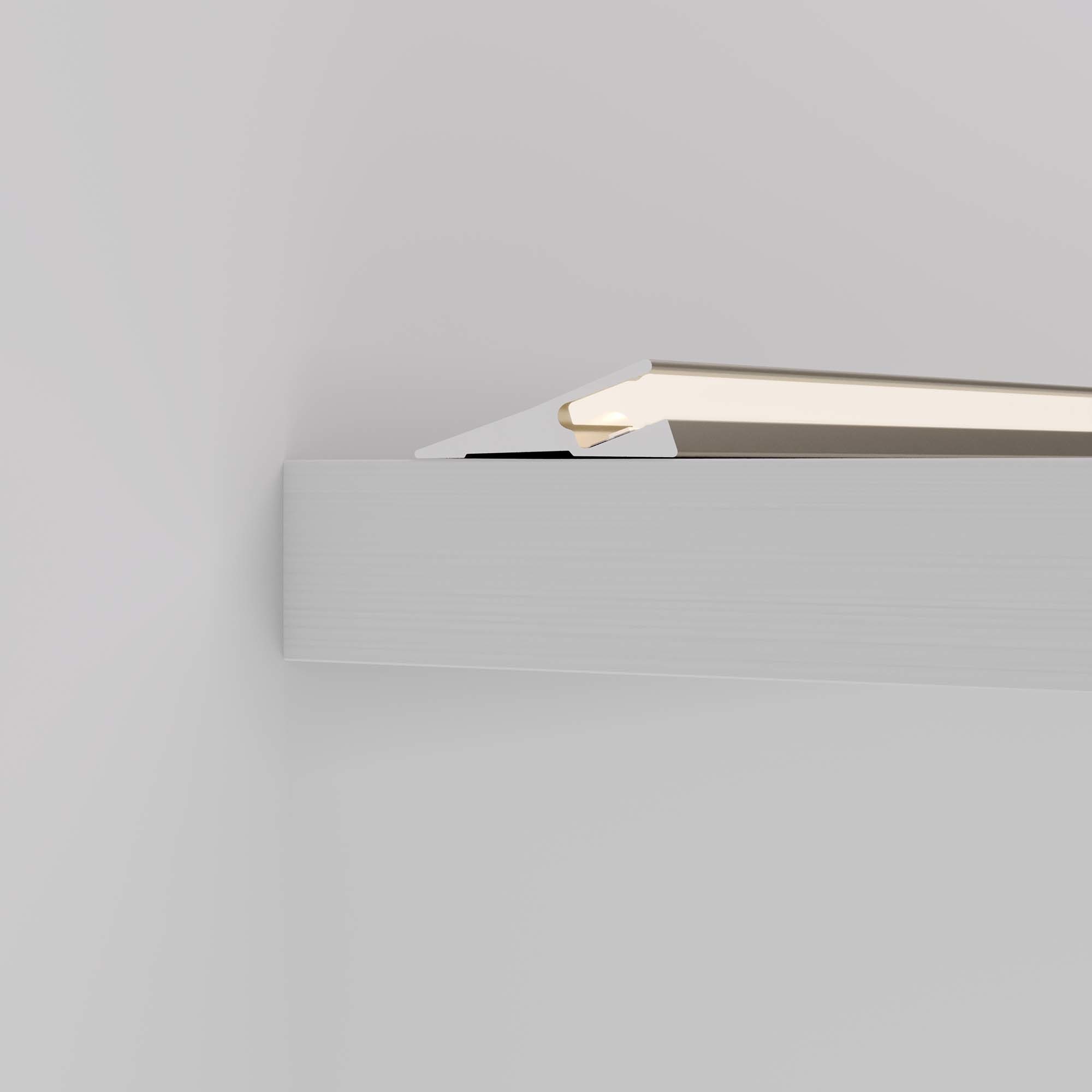 Алюминиевый профиль SL-MINI-SHELF-H8-2000 ANOD OLIVE GREY 038205