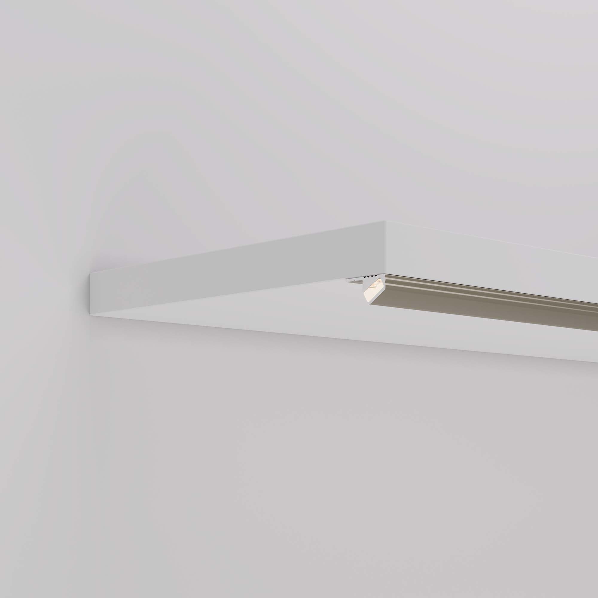 Алюминиевый профиль SL-MINI-SHELF-H9-2000 ANOD OLIVE GREY 038208