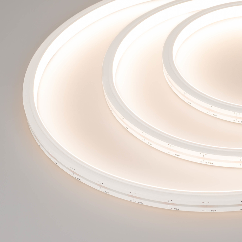 Лента герметичная MOONLIGHT-TOP-M252-13x12mm 24V White-MIX (12 W/m, IP67, 2216, 5m, Wire x1) 038605