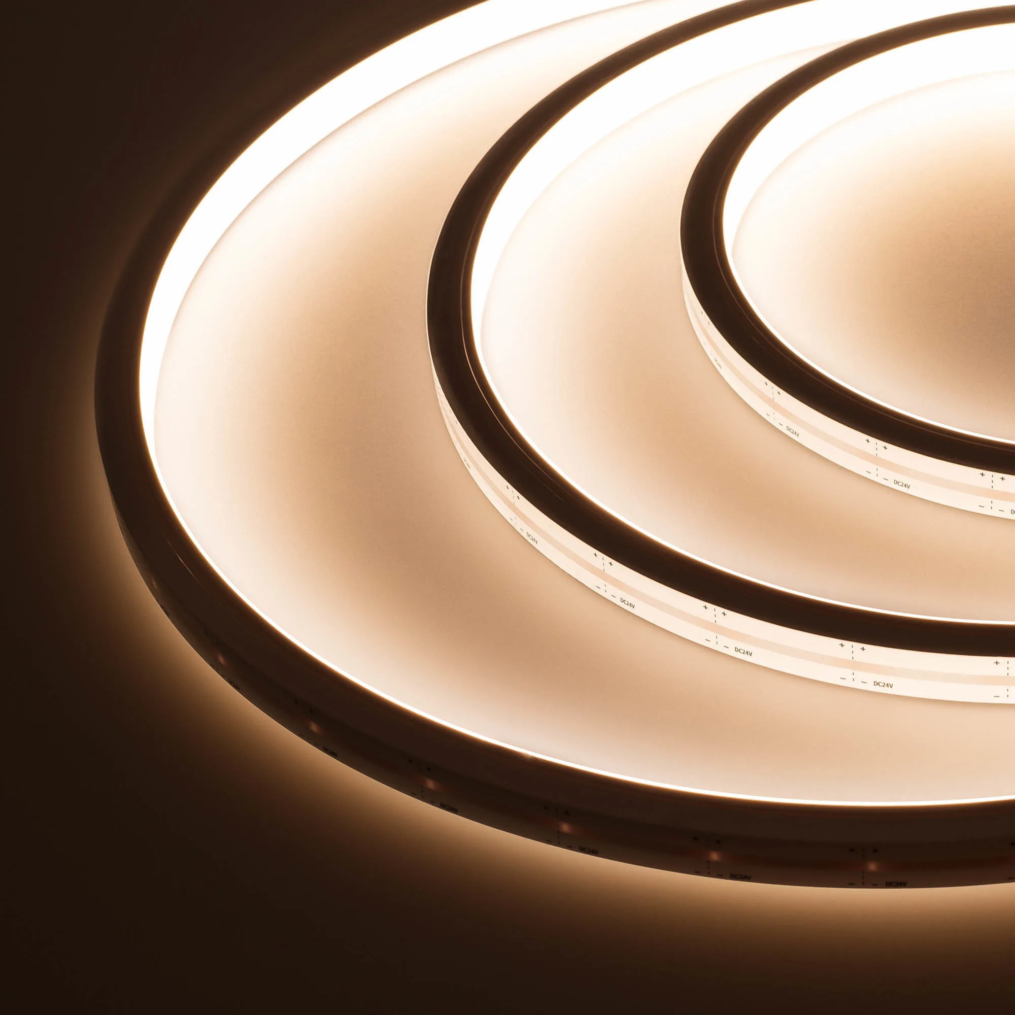 Лента герметичная MOONLIGHT-TOP-M252-13x12mm 24V White-MIX (12 W/m, IP67, 2216, 5m, Wire x1) 038605