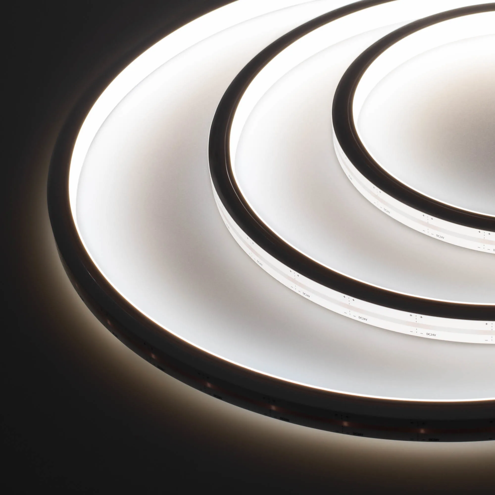 Лента герметичная MOONLIGHT-TOP-M252-13x12mm 24V White-MIX (12 W/m, IP67, 2216, 5m, Wire x1) 038605