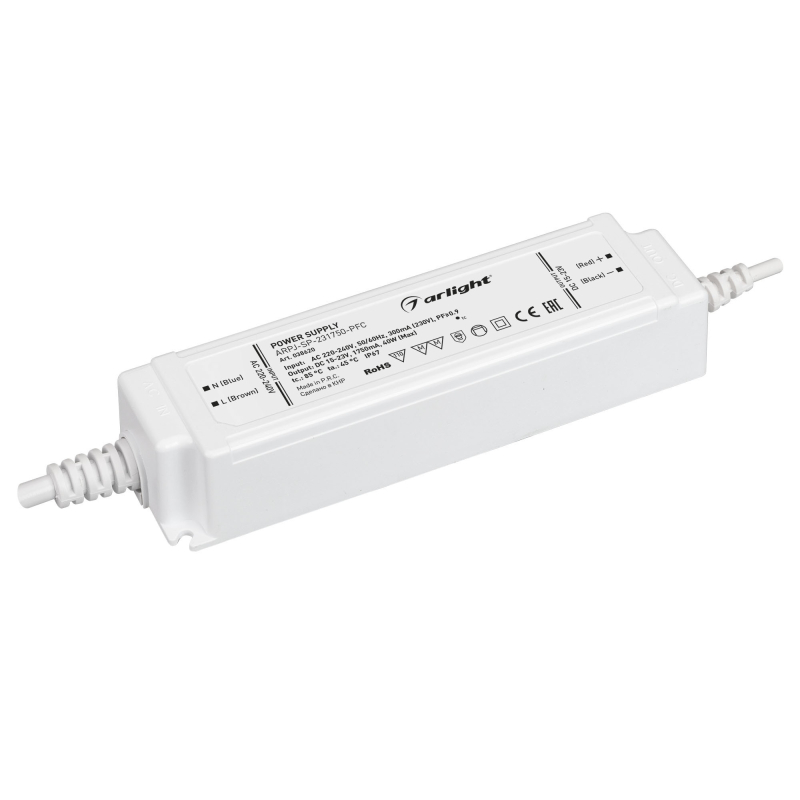 Блок питания ARPJ-SP-231750-PFC (40W, 15-23V, 1.75A) 038620