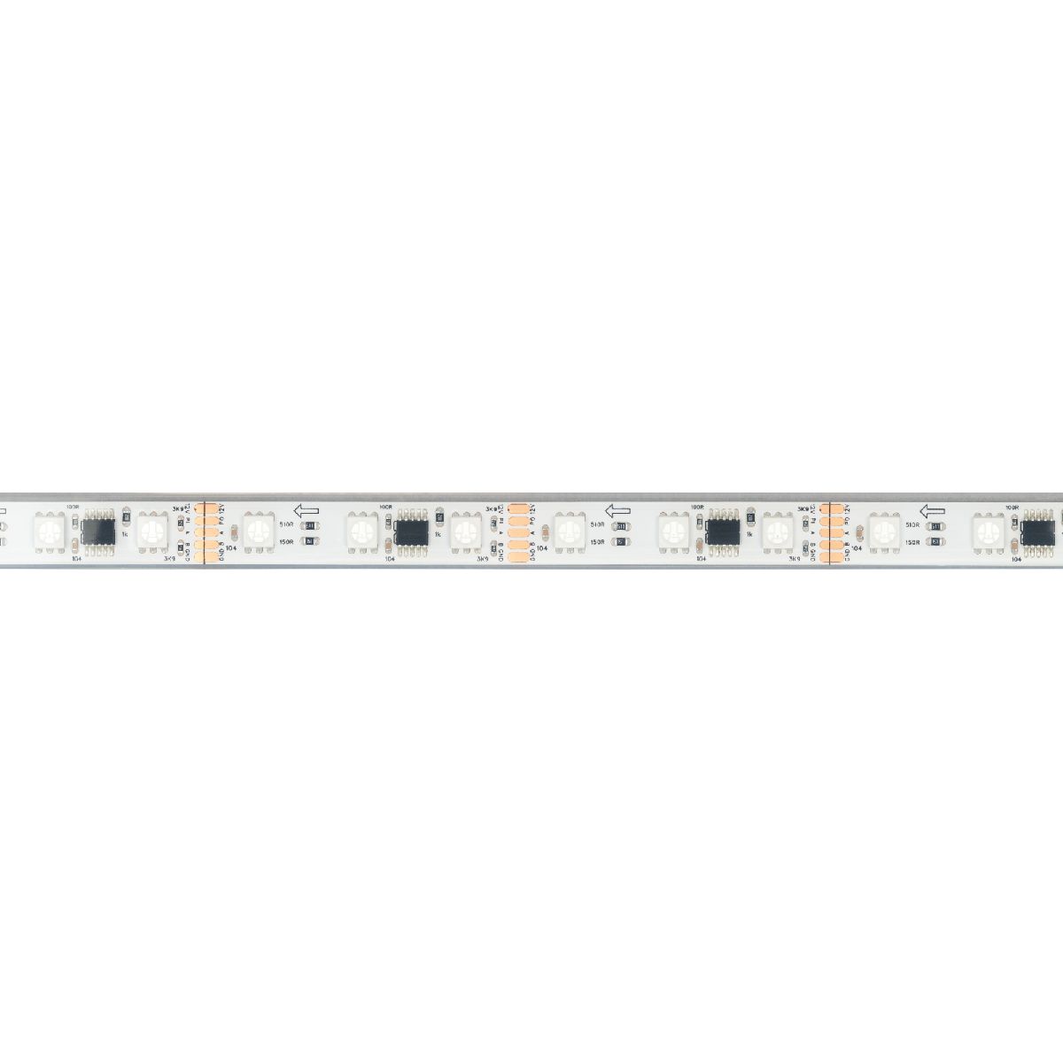Светодиодная герметичная лента DMX-PFS-B60-12mm 12V RGB-PX3 (14 W/m, IP68, 5060, 5m) 039175