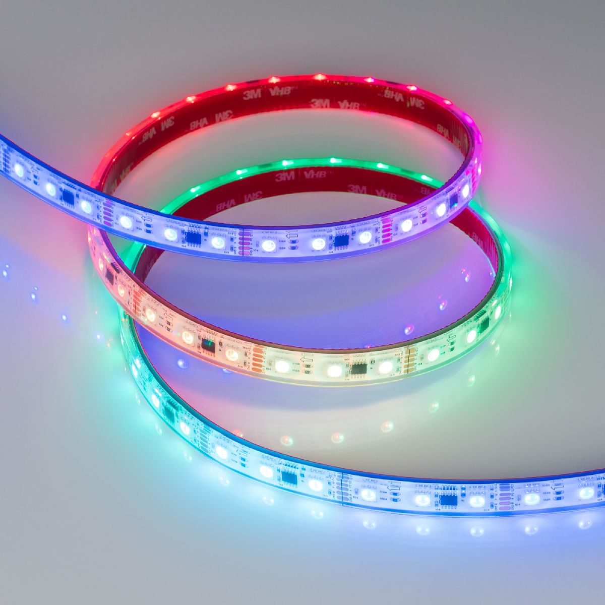 Светодиодная герметичная лента DMX-PFS-B60-12mm 12V RGB-PX3 (14 W/m, IP68, 5060, 5m) 039175