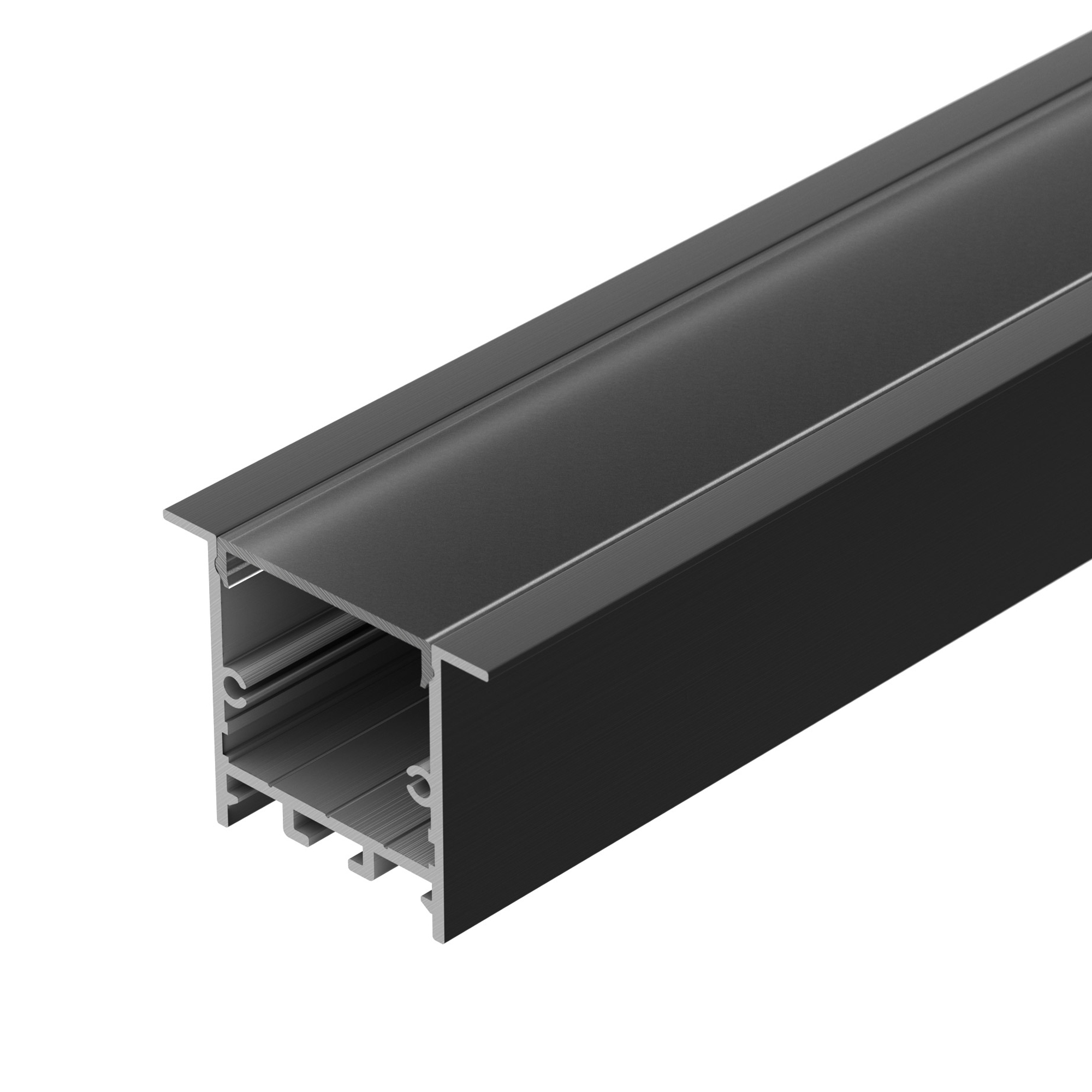 Алюминиевый профиль SL-LINIA49S-F-2000 ANOD BLACK 039389