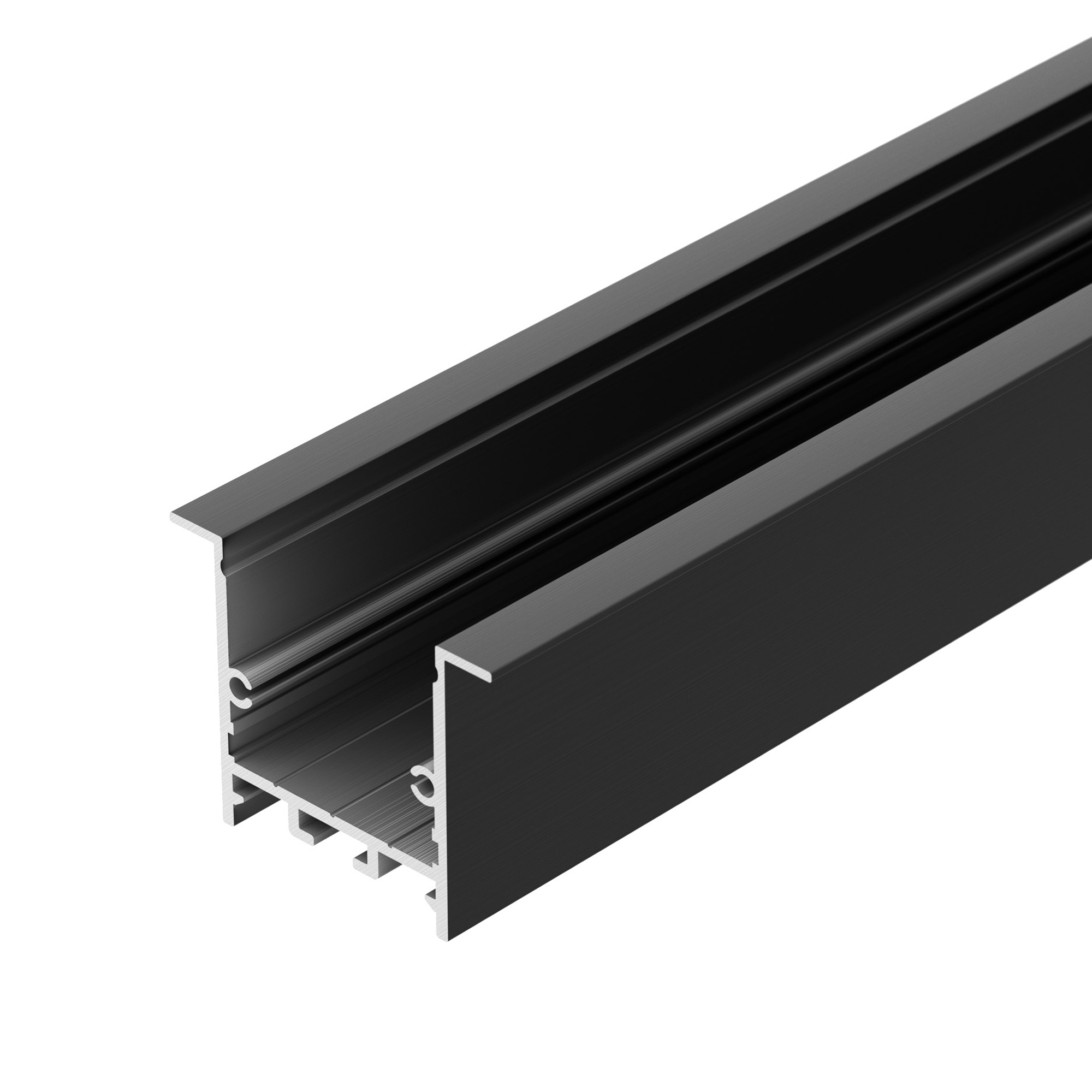 Алюминиевый профиль SL-LINIA49S-F-2000 ANOD BLACK 039389