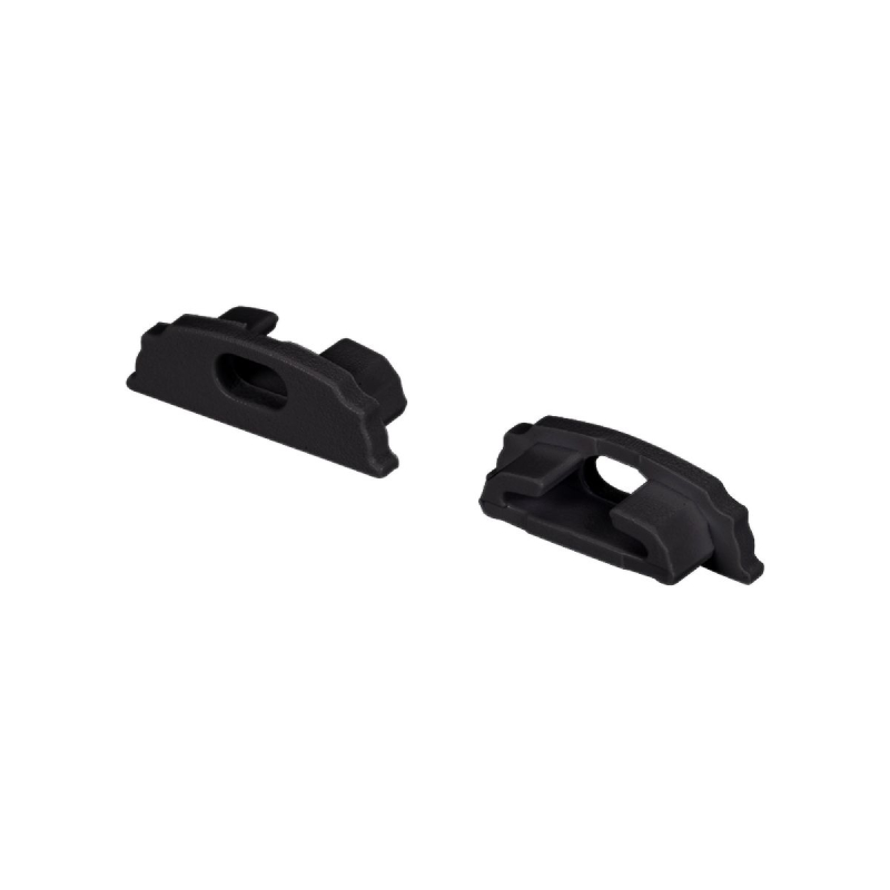 Заглушка ARH-BENT-W18 BLACK с отверстием 039589