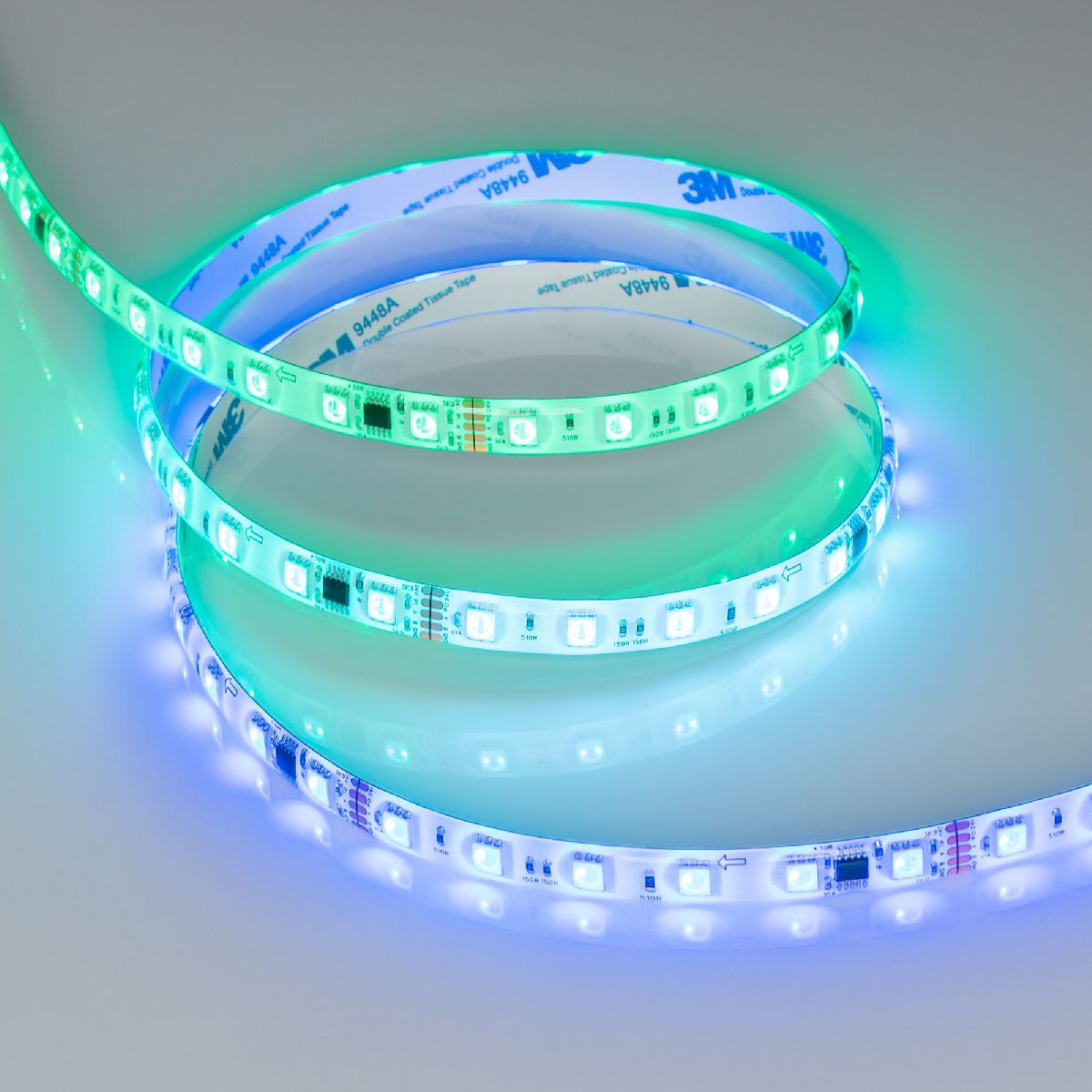 Светодиодная герметичная лента DMX-SE-B60-10mm 24V RGB-PX6 (14 W/m, IP65, 5060, 5m) 039607