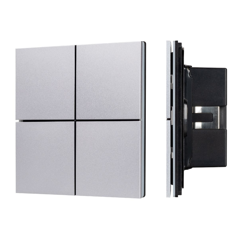 Кнопочная панель KNX-304-23-IN Silver BUS, Frameless 039662