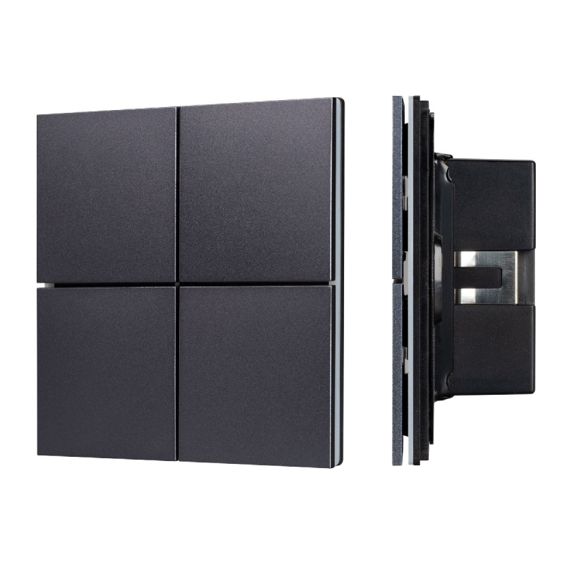 Кнопочная панель KNX-304-23-IN Black BUS, Frameless 039663