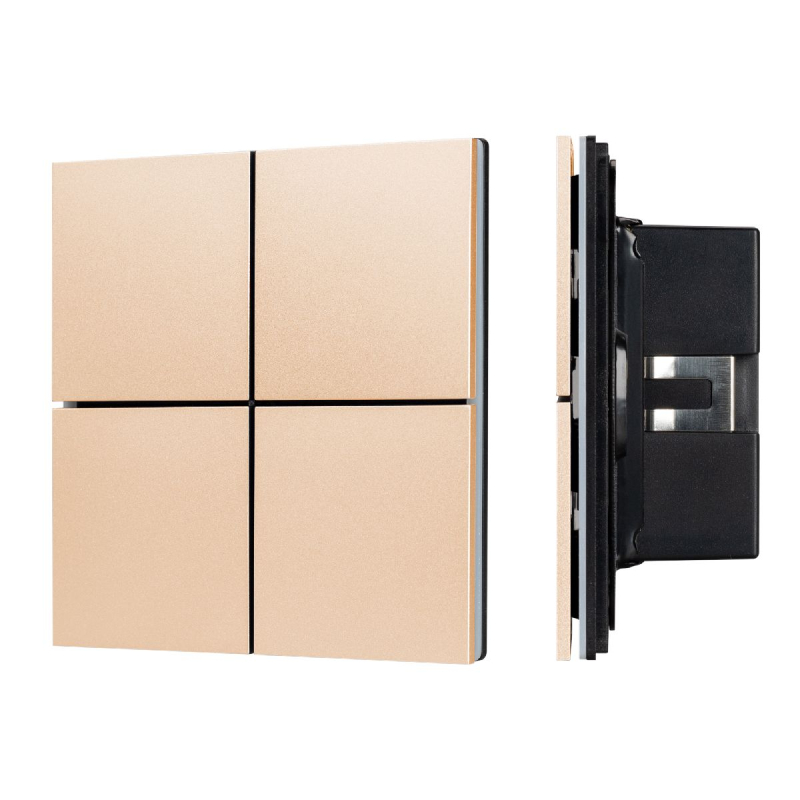 Кнопочная панель KNX-304-23-IN Champagne BUS, Frameless 039665