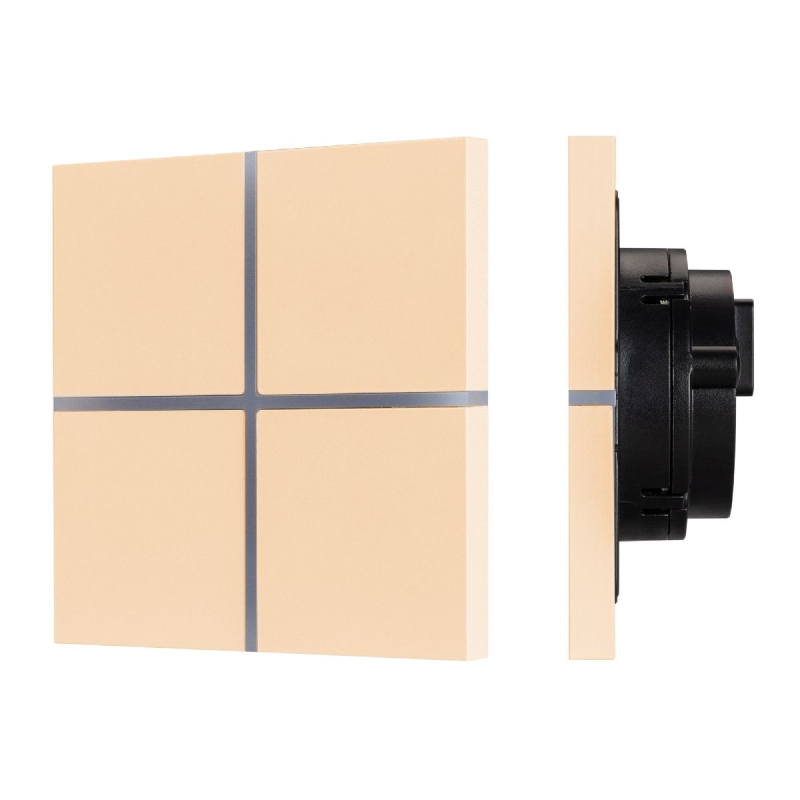 Сенсорная панель KNX-304-13-IN Champagne BUS, Frameless 039670