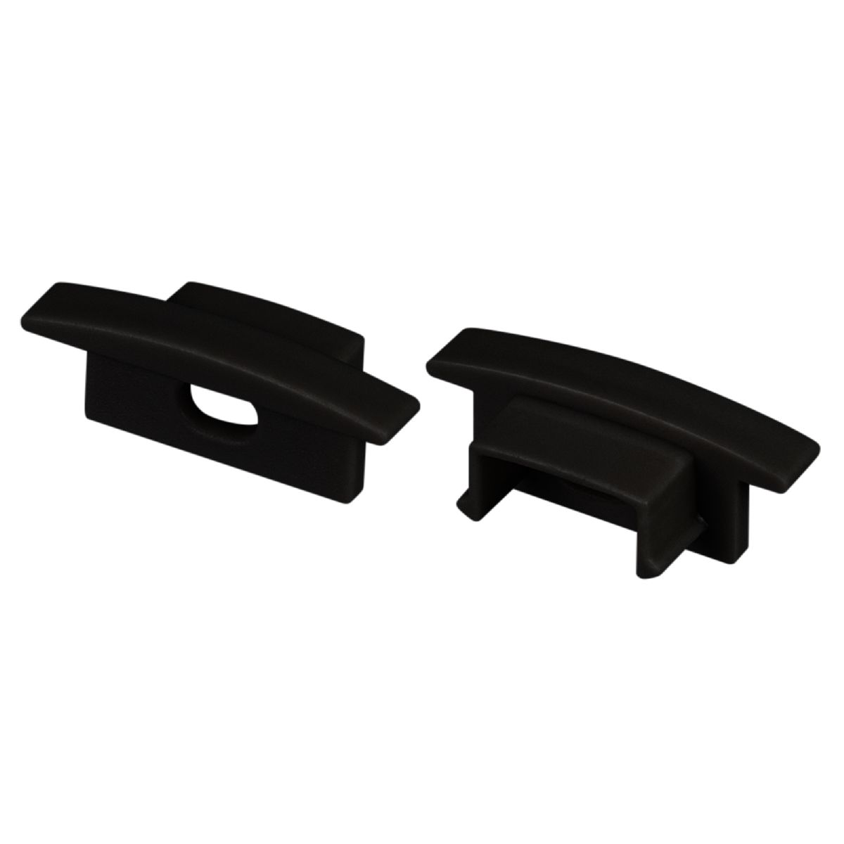 Заглушка LINE-2308-F BLACK с отверстием 040320