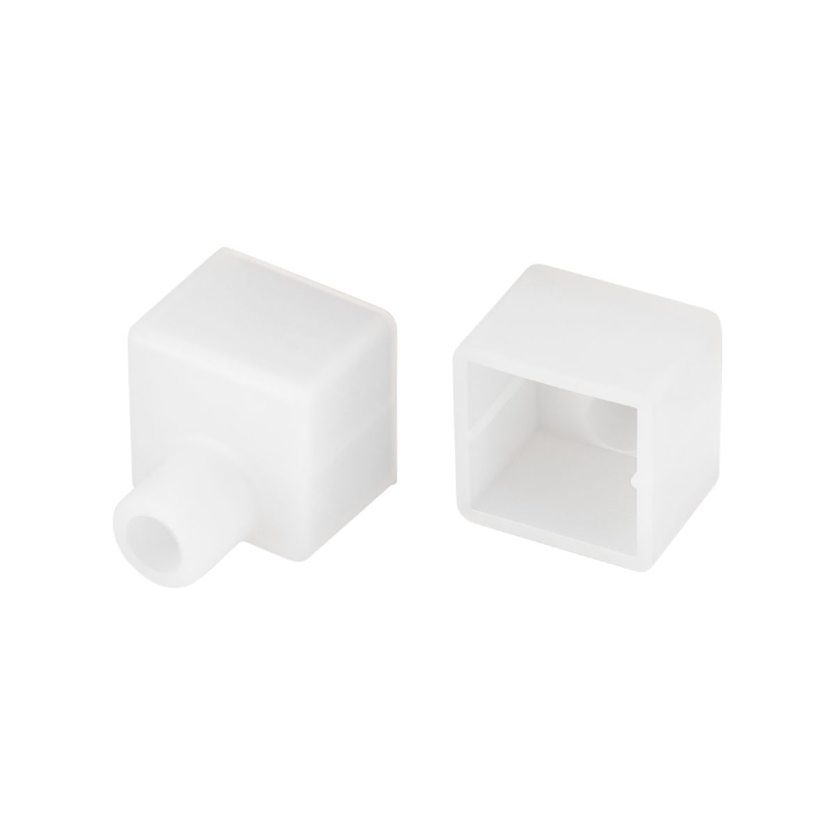 Заглушка WPH-FLEX-1616 WHITE с отверстием 040863
