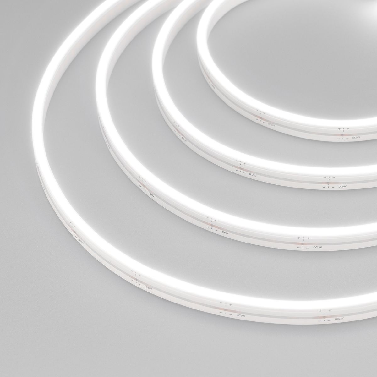 Лента герметичная MOONLIGHT-SIDE-A120-06x12mm 24V White6000 (9.6 W/m, IP65, 5m, wire x2) 041033