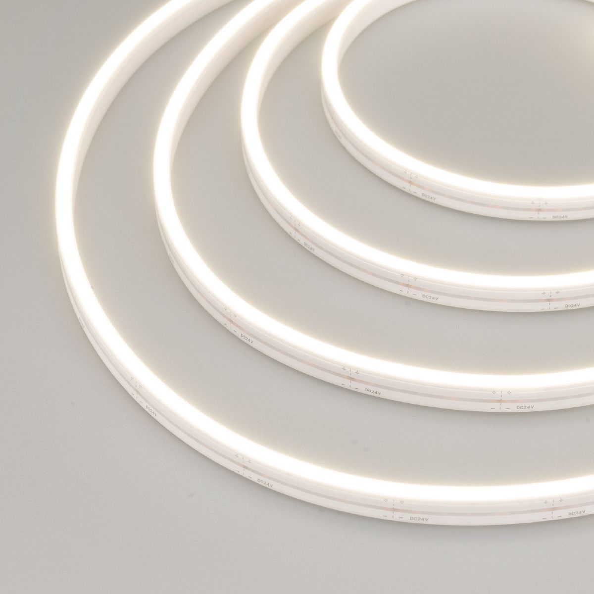 Лента герметичная MOONLIGHT-SIDE-A120-06x12mm 24V Day4000 (9.6 W/m, IP65, 5m, wire x2) 041034